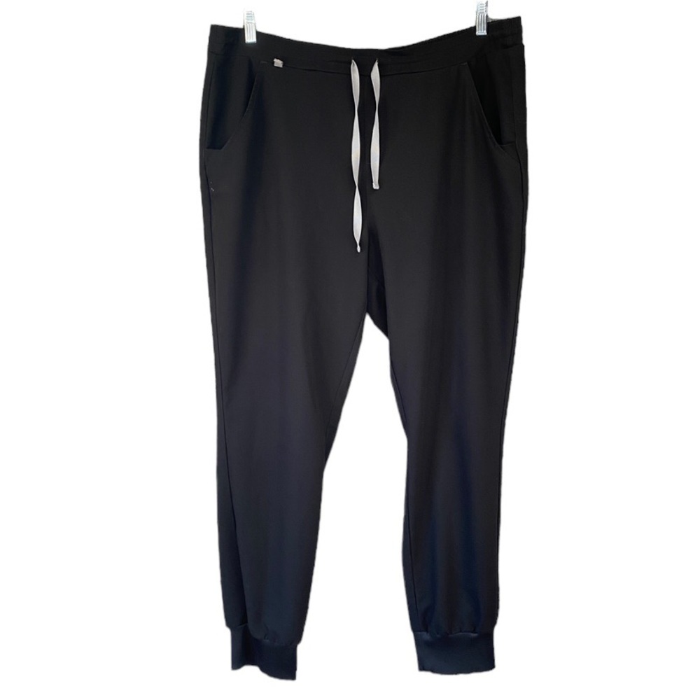 Figs Black Technical Collection Jogger Pants Sz XL